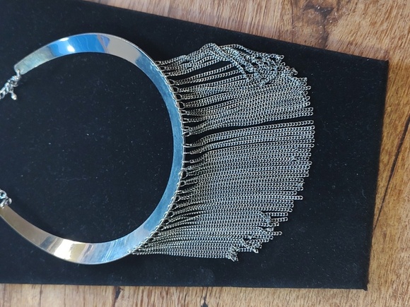 Chain Fringe Chocker - Picture 4 of 6